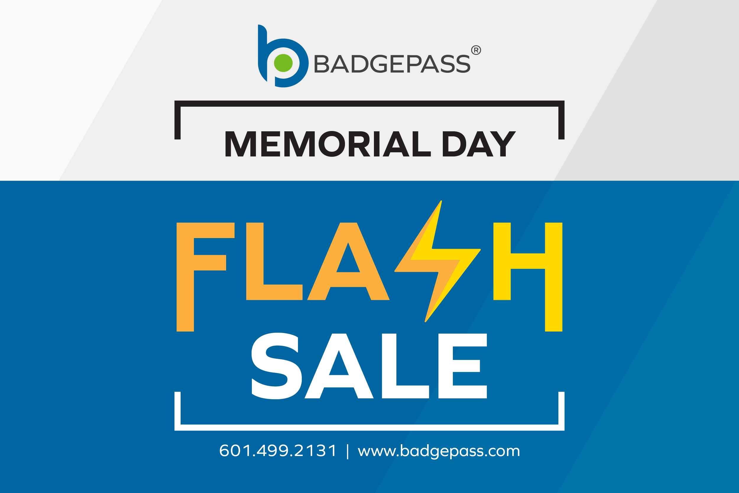 BadgePass Memorial Day Sale